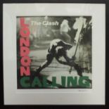 THE CLASH, classic London calling print signed by the photographer Pennie Smith,