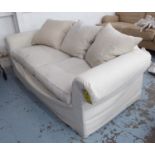 SOFA, from Jane Churchill, in a loose cover, 90cm D x 69cm H x 191cm W.