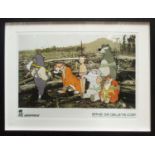 BANKSY 'Save or Delete', authentic Greenpeace poster, produced 2002 on recycled paper,