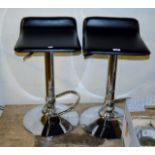 PAIR OF MODERN BAR STOOLS