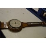 MAHOGANY CASED COMBINATION BAROMETER