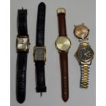 5 VARIOUS GENTS WRIST WATCHES