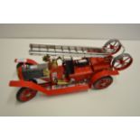 TIN PLATE STEAM POWERED FIRE ENGINE