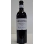 CASE OF 6 X CLARENDON HILLS 2006 'HICKENBOTHAM' AUSTRALIAN CABERNET SAUVIGNON - EACH BOTTLE = 750ML,