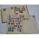 2 ALBUMS OF VARIOUS STAMPS