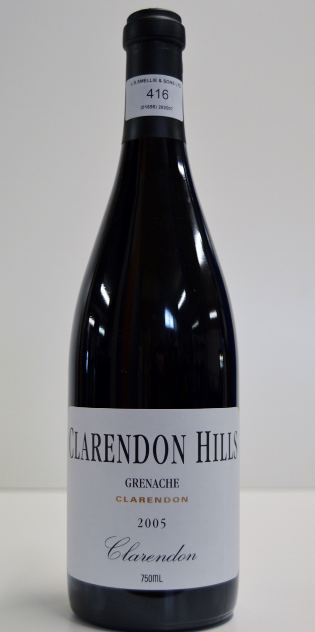 CASE OF 6 X CLARENDON HILLS 2005 'CLARENDON' AUSTRALIAN GRENACHE - EACH BOTTLE = 750ML, 14.5% VOLUME