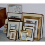 LARGE QUANTITY VARIOUS FRAMED PICTURES