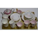 2 PART TEA SETS - ROYAL ALBERT "FOR ALL SEASONS" & ROYAL ALBERT "BRAEMAR"