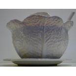 LIDDED SOUP TUREEN WITH LADLE & MATCHING PLATE