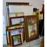 LARGE QUANTITY VARIOUS PAINTINGS & PICTURES