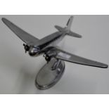 METAL AEROPLANE DISPLAY