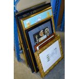 QUANTITY VARIOUS FRAMED PICTURES