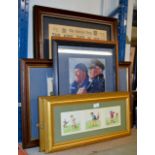 QUANTITY VARIOUS FRAMED PICTURES