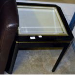 GLASS TOP COFFEE TABLE