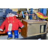 PADDINGTON BEAR SOFT TOY & R/C HELICOPTER (AS SEEN)