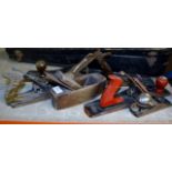 5 VARIOUS OLD WOOD PLANES