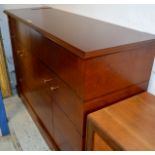 66" MODERN MECHANICAL TV CABINET WITH 4 DOORS & FITTED INTERIOR
