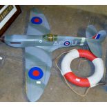 LARGE MODEL SPITFIRE DISPLAY