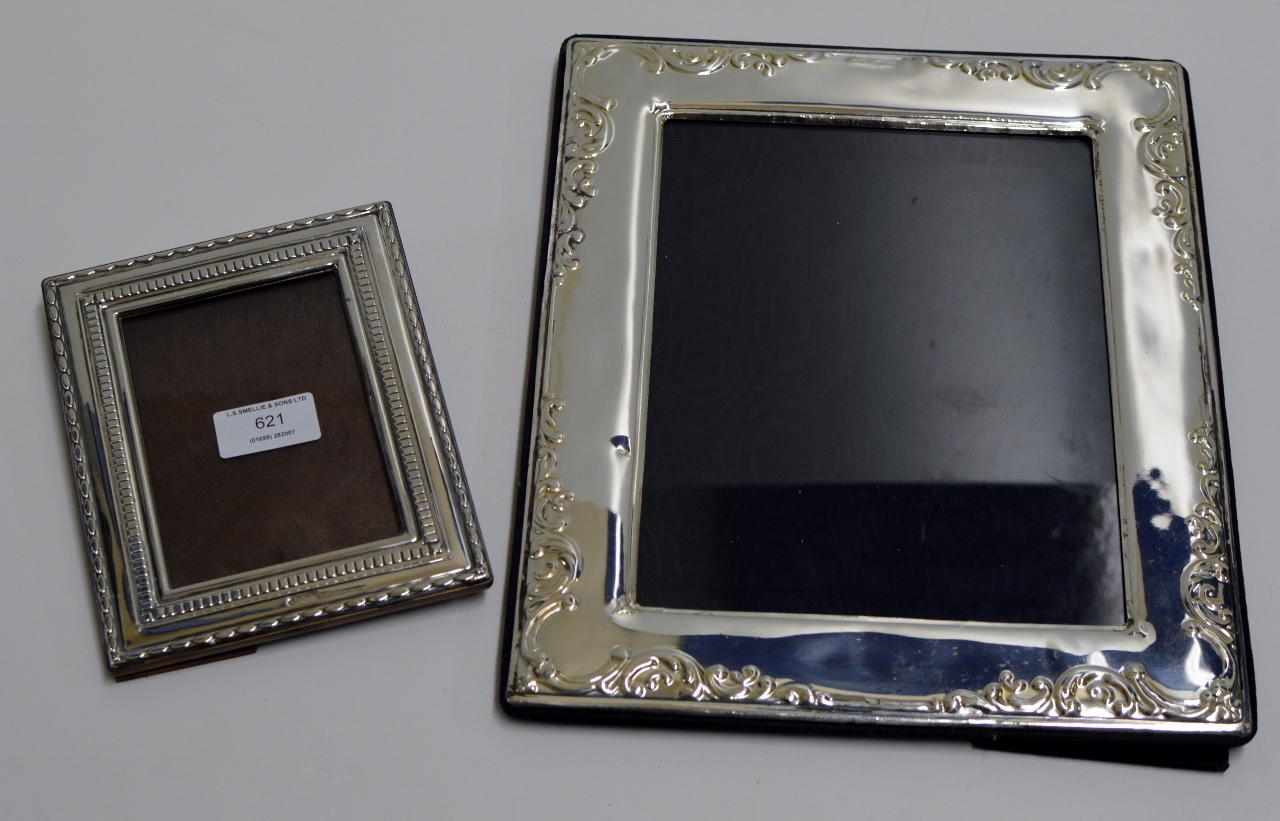 2 STERLING SILVER PICTURE FRAMES
