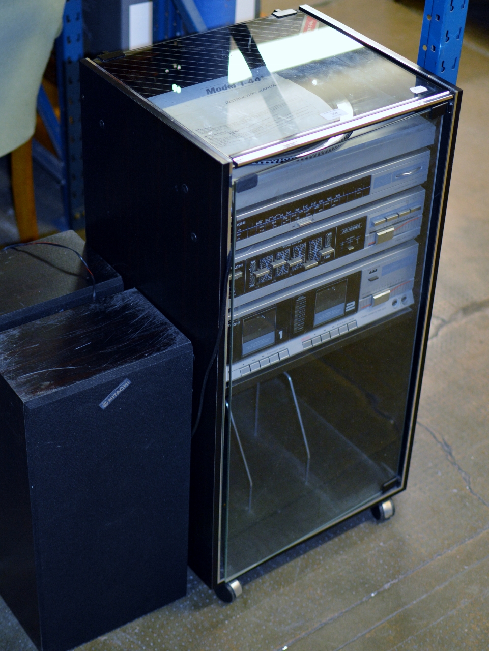 VINTAGE TWIN SPEAKER HIFI SYSTEM