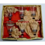 BOXED SET OF 6 STEM GLASSES