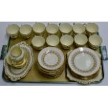 TRAY CONTAINING QUANTITY TUSCAN TEA WARE