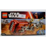LEGO STAR WARS REY'S SPEEDER SET (AS NEW) - 75099