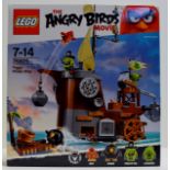 LEGO ANGRY BIRDS PIGGY PIRATE SHIP SET (AS NEW) - 75825