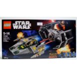 LEGO STAR WARS VADER'S TIE ADVANCED VS A-WING STAR FIGHTER (AS NEW) - 75150