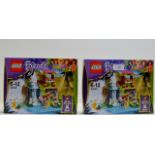 2 X LEGO FRIENDS JUNGLE FALLS RESCUE SETS (AS NEW) - 41033