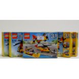 5 X LEGO CREATOR 3 IN 1 SETS (AS NEW) - 31029