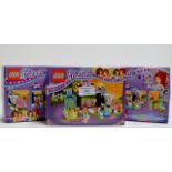 3 X LEGO FRIENDS AMUSEMENT PARK ARCADE CONSTRUCTION SETS (AS NEW) - 41127