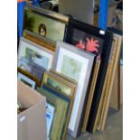 QUANTITY VARIOUS FRAMED PICTURES & PRINTS