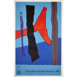 [§] MUNICH OLYMPIC GAMES FIVE PRINTS FROM THE ART POSTER SERIES, 1972 Valerio Adami, signed and