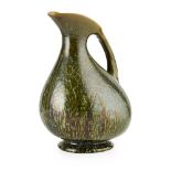 CHRISTOPHER DRESSER (1834-1904) FOR LINTHORPE POTTERY CERAMIC CARAFE, CIRCA 1880 impressed foliate