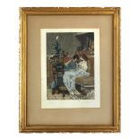 LAWRENCE ALMA TADEMA (1836-1912) TWO COLOURED ENGRAVINGS , CIRCA 1880 each signed in pencil lower