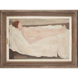 [§] HAMISH REID (SCOTTISH 1929-2005) AFTER MANET'S OLYMPIA inscribed 'James Reid' verso, oil on