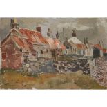 [§] WILLIAM BURNS R.S.A., R.S.W. (SCOTTISH 1921-1972) JOHNSHAVEN signed and dated '52, oil on canvas