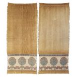 MANNER OF MACKAY HUGH BAILLIE SCOTT (1865-1945) PAIR OF CONTINENTAL CHENILLE HANGINGS, CIRCA 1900