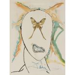 [§] SALVADOR DALI (SPANISH 1904-1989) BUTTERFLY AND ROSE signed and numbered 69/300 in pencil,