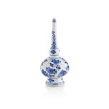 BLUE AND WHITE WATER DROPPER KANGXI PERIOD the globular body below a slender tapering neck,