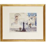 [§] STANLEY CURSITER C.B.E., R.S.A., R.S.W. (SCOTTISH 1887-1976) BY THE WELL AVIGNON Watercolour