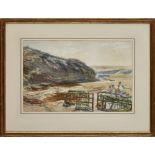 WILLIAM MCTAGGART R.S.A., R.S.W (1835-1910) BATTY'S DEN Signed and dated '79, pencil and watercolour