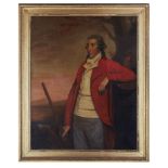 JOHN THOMAS SETON (SCOTTISH FL.1758-1806) PORTRAIT OF CAPTAIN DAVID SKENE OF 28TH FOOT Oil on canvas