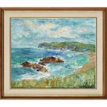 [§] SIR WILLIAM MACTAGGART P.P.R.S.A., R.A., R.S.W. (SCOTTISH 1903-1981) WIGTOWN COAST Signed, oil