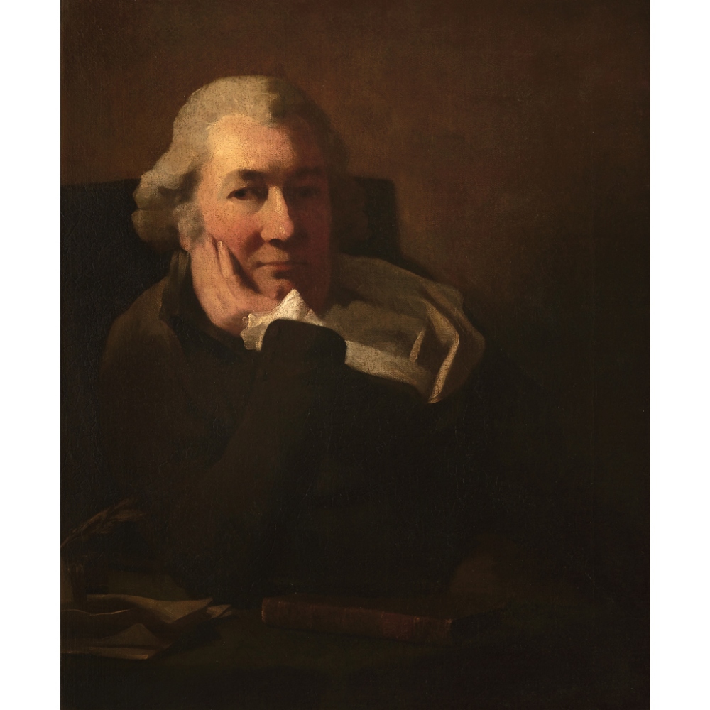 SIR HENRY RAEBURN R.A. (SCOTTISH 1756-1823) HALF LENGTH PORTRAIT OF ROBERT CUNNINGHAM GRAHAM OF - Image 2 of 2