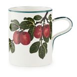 A LARGE WEMYSS WARE MUG 'RED PLUMS' PATTERN, CIRCA 1900 impressed maker's mark WEMYSS Height: 14.