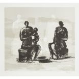 [§] HENRY MOORE O.M., C.H., F.B.A. (BRITISH 1898-1986) TWO WOMEN BATHING CHILD I - 1975 S/P,