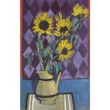 [§] DAVID MCLEOD MARTIN R.S.W. (SCOTTISH B.1922) STILL LIFE WITH SUNFLOWERS Signed and dated '99,