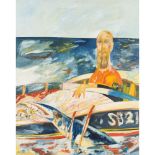 [§] JOHN BELLANY C.B.E., R.A., H.R.S.A. (SCOTTISH 1942-2013) HOMAGE TO DAVID B - II Signed, oil on